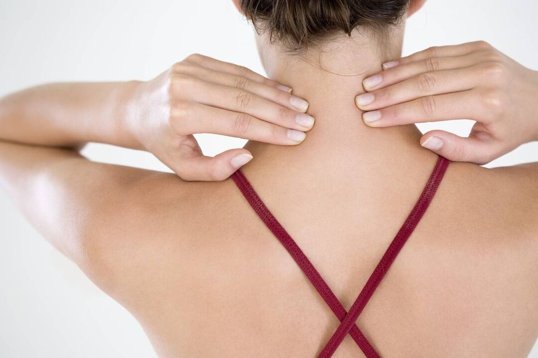 Nacken-Selbstmassage bei Osteochondrose